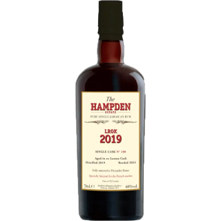 Hampden 2019 LROK Single Cask N°100 Rhum 60 %