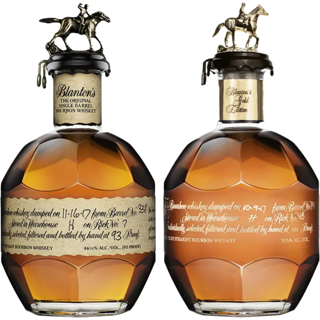 Pack Blanton's Gold et Original Whisky