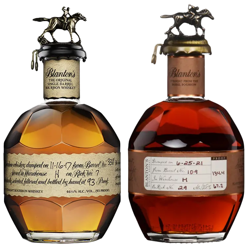 Pack Blanton's Straight from the Barrel et Original Whisky