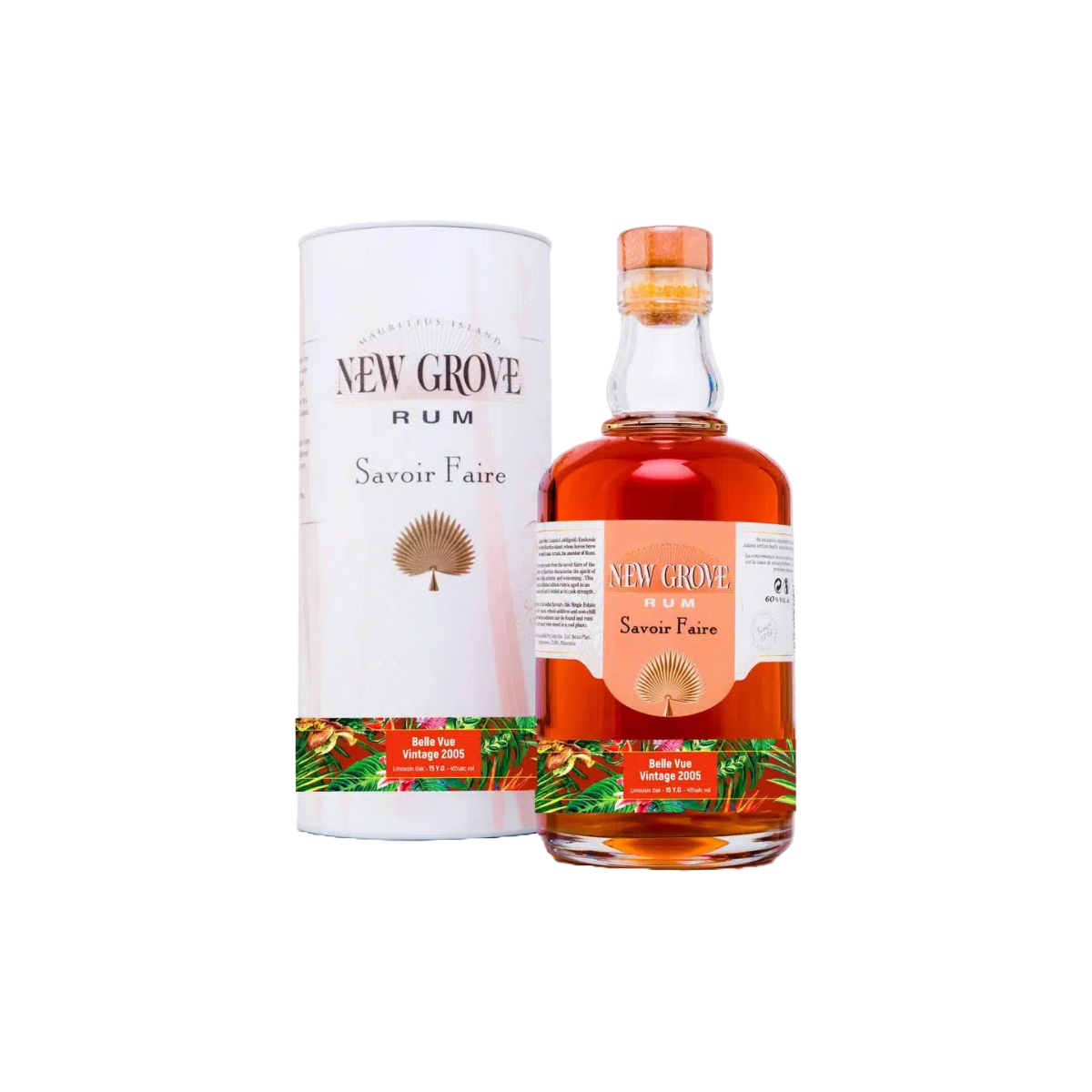 New Grove Savoir Faire Vintage 2005 Belle Vue Rhum 45 %