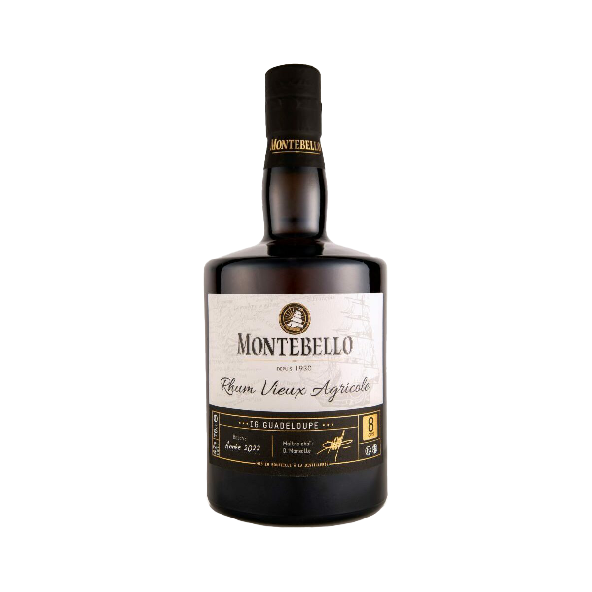 Montebello 8 ans Rhum Vieux Agricole 42 %