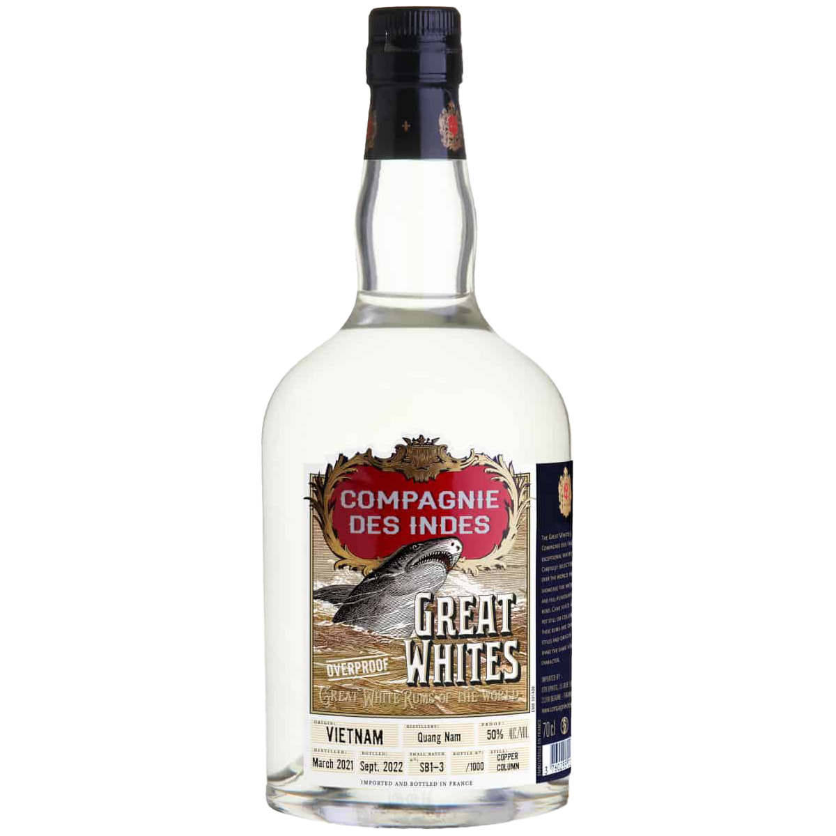 Compagnie des Indes Great Whites Vietnam Quang Nam Rhum 50 %