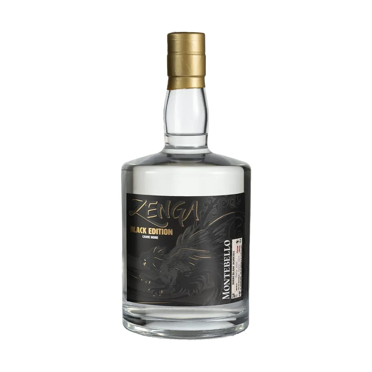 Montebello Zenga Black Rhum Blanc Agricole 60 %