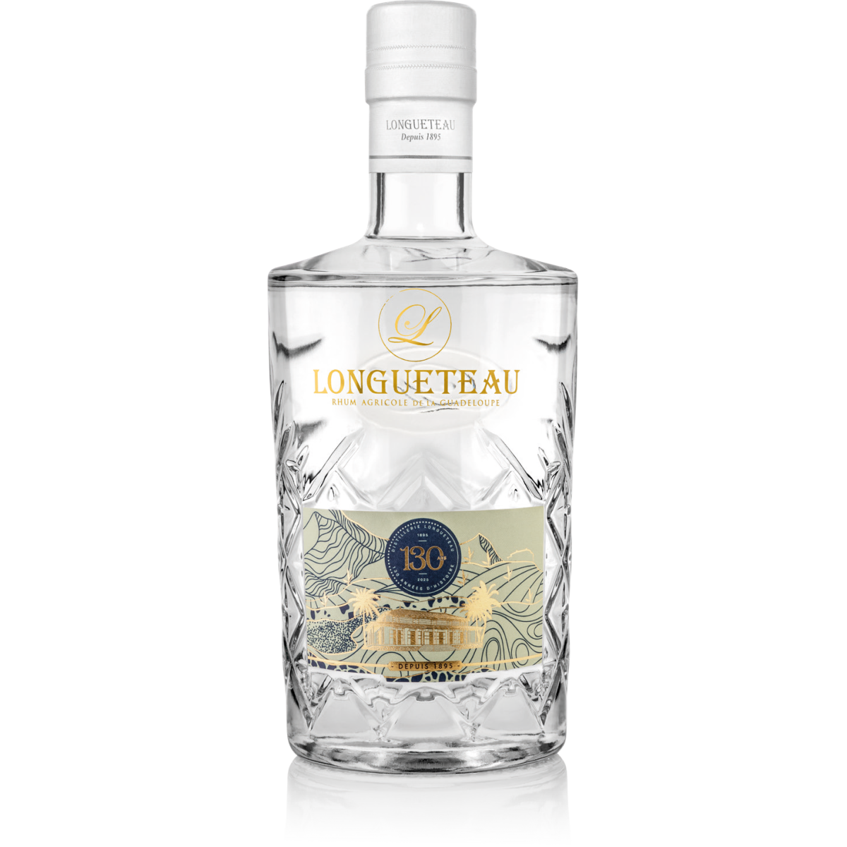 Longueteau 130 ans rhum blanc 58,9 %