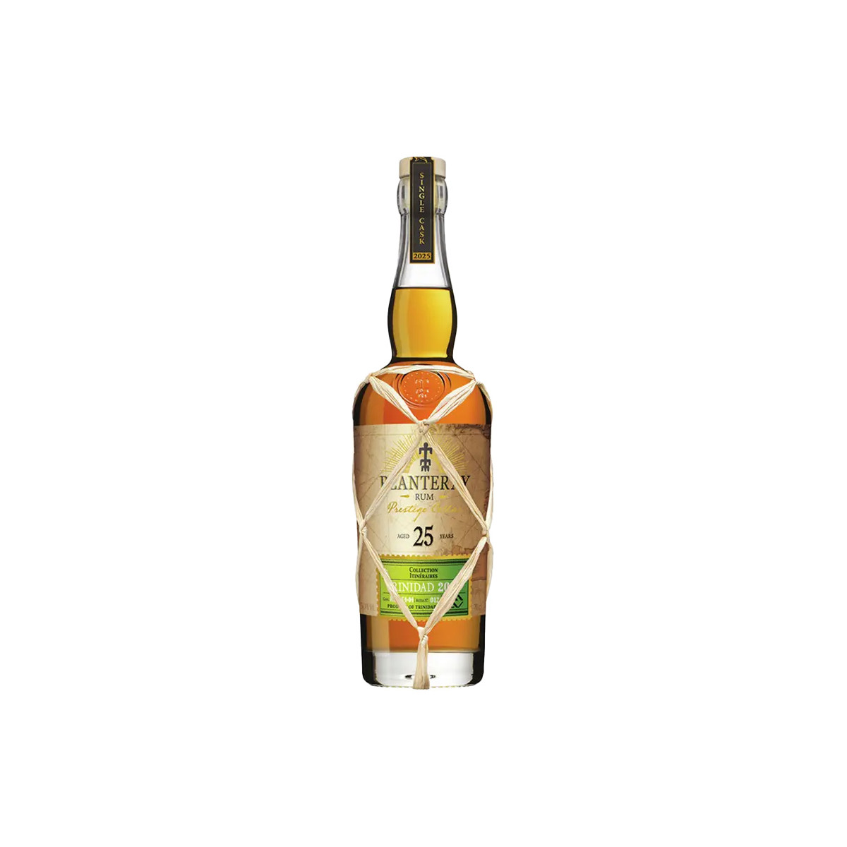 Planteray 25 ans 2000 Trinidad Itinéraires Rhum 56,4 %