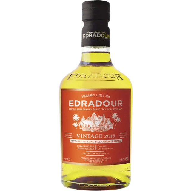 Edradour 9 ans 2016 Caroni Cask Itinéraires Whisky 48,2 %