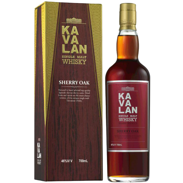 Kavalan Sherry Oak Single Malt Whisky 46 %
