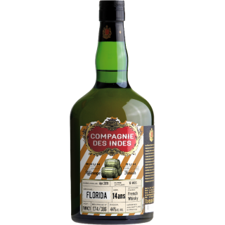 Compagnie des Indes Florida 14 ans Single Cask Rhum 44%