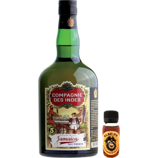 Compagnie des Indes Jamaïque 5 ans Navy Strength Échantillon 6 cl Rhum 57 %