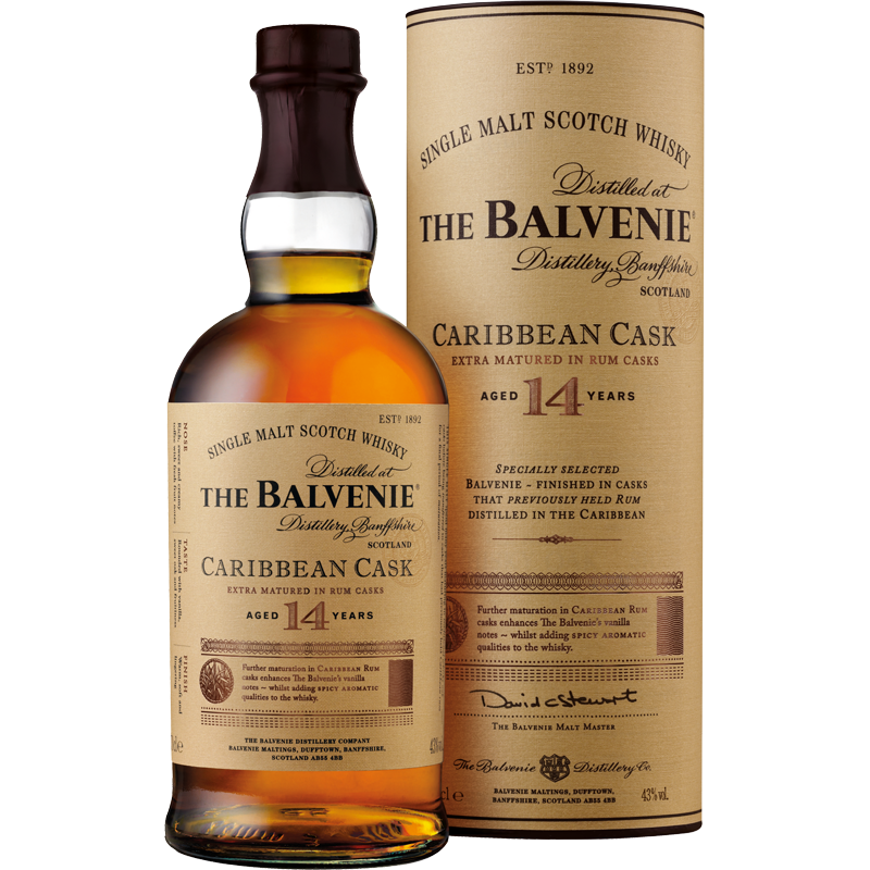 Balvenie Carribean cask 14 ans Whisky 43 %