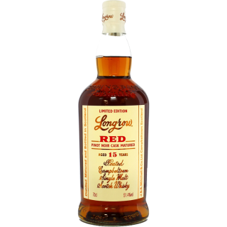 Longrow Red 15 ans Pinot Noir Whisky 53 %