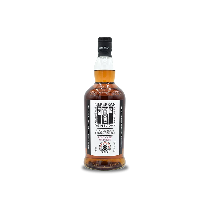 Kilkerran 8 ans Brut de Fût Port Cask Whisky 57,9 %