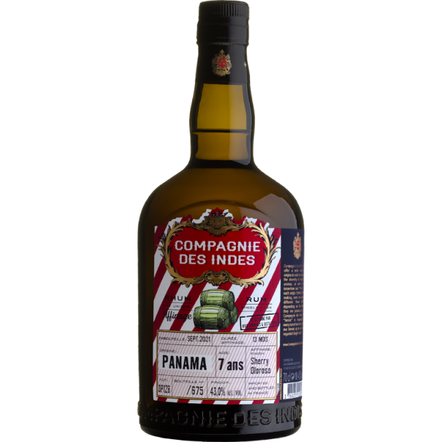 Compagnie des Indes Panama 7 ans Sherry Finish Rhum 43 %
