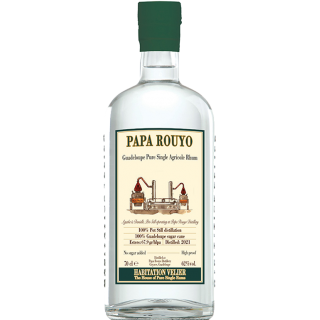 Habitation Velier Papa Rouyo Rhum blanc 62 %