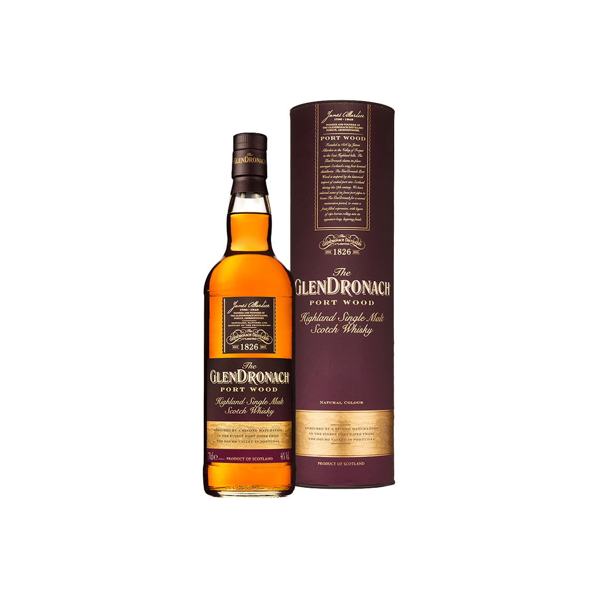 Glendronach Portwood Whisky 46 %