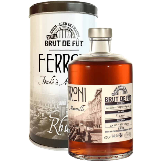 Ferroni Antilles Hispaniques 7 ans Brut de fût Rhum 65,2 %