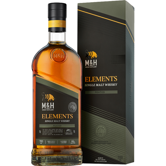 Milk & Honey Elements Peated Single Malt Whisky 46 %